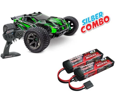 Traxxas Rustler 4x4 VXL Ultimate grün Silber Combo TRX67097-4-GRN-SILBER-COMBO  - Bild 1 von 3