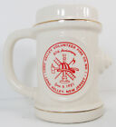 Huge Long Valley Volunteer Fire Co No 1 Coffee Mug Cup Fire Hydrant Stein -G5