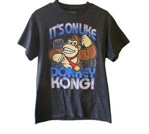 Official Super Mario Brand It's On Like Donkey Kong Graphic T-Shirt Men's Medium - Picture 1 of 8