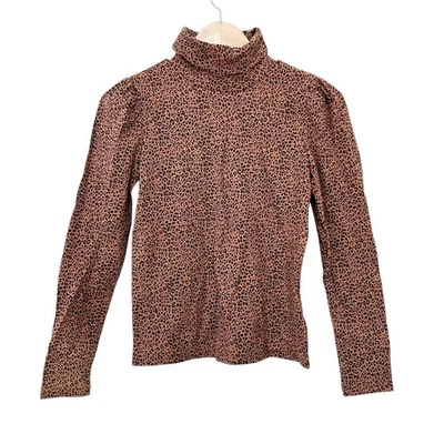 Cuello alto acanalado estampado leopardo Gap Kids talla XXL Foto 1 de 4