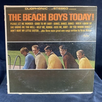 The Beach Boys "TODAY" Vintage Vinyl LP 1965 Capitol Record DT-2269 NM! Foto 1 de 4