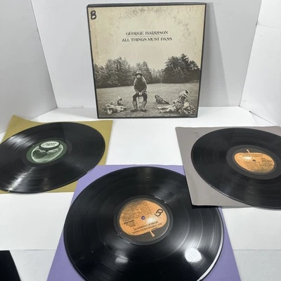 GEORGE HARRISON All Things Must Pass 3LP 1st Press  1970 EX / VG - Image 1 of 4