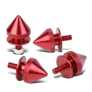 PINZA UNIVERSAL ALUMINIO SUJETADOR LIBERACIÓN RÁPIDA PARACHOQUES GUARDABARROS ESCOTILLA MALETERO ROJO - Imagen 1 de 5