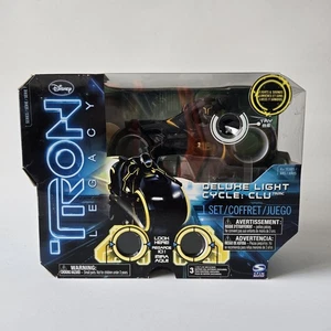 NEW Disney Tron Legacy Series 1 Deluxe Light Cycle/Clu/Yellow RARE  - Picture 1 of 10