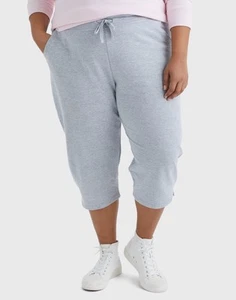 Just My Size Capri French Terry Womens Plus Your Choice 4 Colors & sz 1x to 5x - Picture 1 of 30