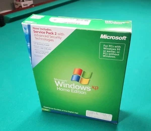 Microsoft Windows XP Home w SP2 Full English Retail MS WIN Service Pack 2 SEALED - Picture 1 of 7