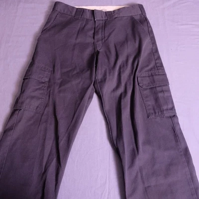 Pantalones de trabajo Dickies Flex Cargo utilitarios para hombre 32x31 negros calce relajado pierna recta Foto 1 de 4