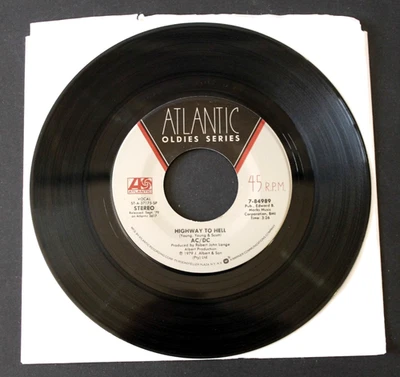 AC/DC  HIGHWAY TO HELL/ DIRTY DEEDS DONE DIRT CHEAP  45 VINYL Foto 1 de 2