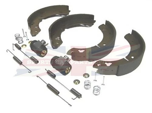 New Rear Brake Kit w Wheel Cylinders + Shoes + Hardware MGB GT 1968-1974 - Image 1 of 1