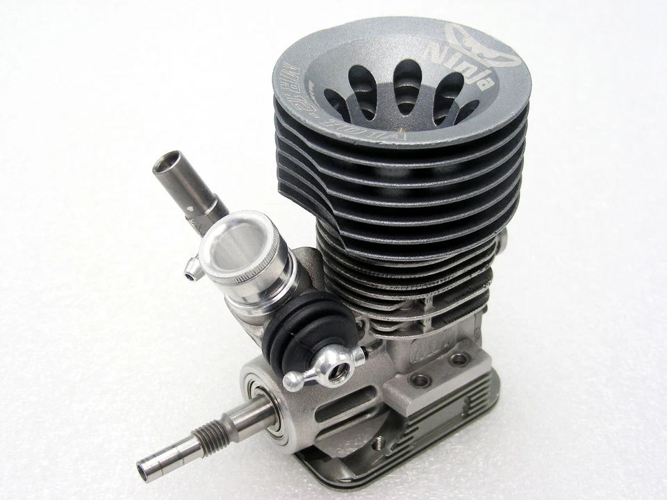 Vintage Mugen Seiki GRP M. Rossi NINJA MR12 T01A 3Port Turbo Nitro Engine MTX4 R - Image 1 of 4