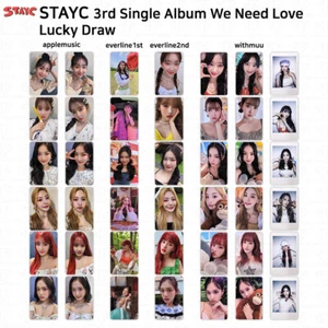 StayC 3rd Single Album We Need Love Photocard Lucky Draw Apple Everline Withmuu - Picture 1 of 95