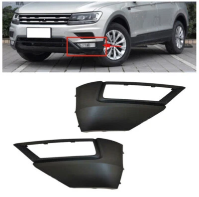 2 ободка крышки противотуманных фар переднего бампера для Volkswagen Tiguan 2018 2019 2020 годов выпуска - Изображение 1 из 4