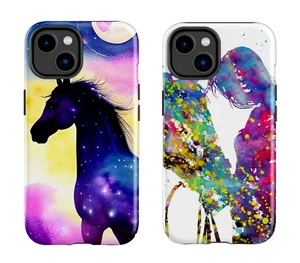 Horse Together Handyhülle personalisieren bedruckt & kompatibel mit allen Handyhüllen - Bild 1 von 3