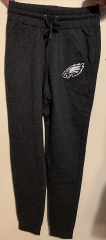 Philadelphia Eagles Antigua Womens Small NFL Action Jogger Sweatpants Gray NWT Cover