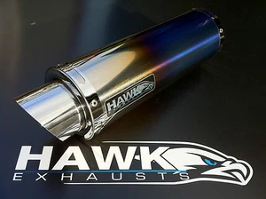 Kawasaki ZX7R 1996 - 2003 Hawk GP Colorato Titanio Race Silenziatore Scarico - Foto 1 di 1