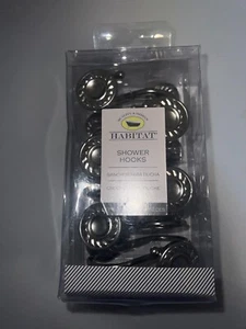 Shower Curtain Hooks - Habitat - 12 Pack - NEW IN PACKAGE - Picture 1 of 3