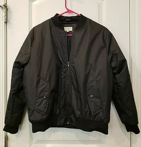 Z.A.K. Los Angeles BOYS Black Bomber Jacket Coat XL (18-20) Zip Up - Picture 1 of 3