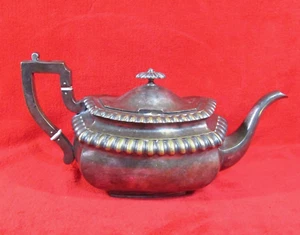 Vintage Bruckmann Locomotive Makers Mark Germany Silver Plated on Copper Tea Pot - Picture 1 of 18