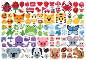 Eurographics Emoji Colors 100 Piece Jigsaw Puzzle - Picture 1 of 1