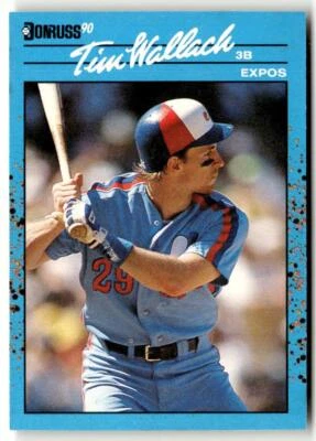 Tim Wallach 1990 Donruss Best of the NL #55 Montreal Expos - Image 1 of 2