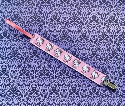 Ms Kitty Kat Adorable Pacifier Clip Baby Girl Japan Kitten - Image 1 of 3