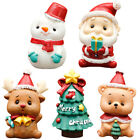  Christmas Bauble Resin Craft Animal Cake Figures Party Decor