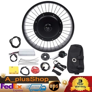 48V 1000W 20" Electric E-Bike Front Wheel Bicycle Motor Conversion Kit Fat Tire! - Picture 1 of 17