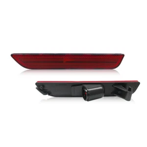 For 2010-2014 Ford Mustang Rear Bumper Side Marker Lights Reflectors Red Lens US - Picture 1 of 10