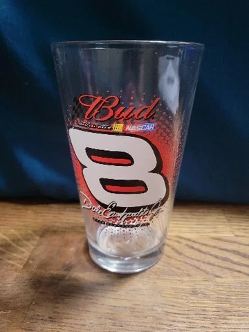 Dale Earnhardt JR #8 Budweiser Bud Nascar Pint Beer Glass Tumbler Cover