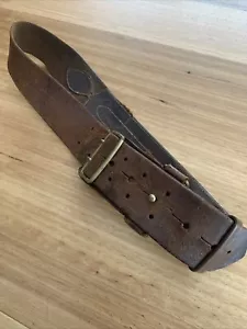 AUSTRALIAN WWII Sam Browne Belt, named Lieutenant Kay - Picture 1 of 7