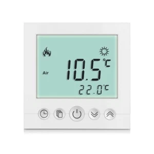 Termostato digital SWAREY termostato de habitación calefacción por suelo radiante calefacción de pared LED blanco - Imagen 1 de 12