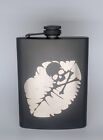 Kiss of death 8oz Engraved Stainless Steel Flask
