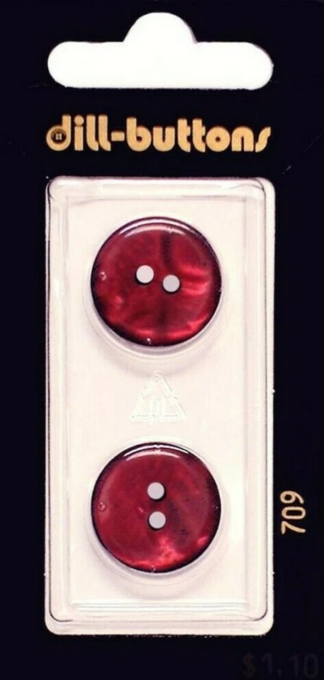 Dill Buttons ~ (0709) - 11/16" - 2 ct - Image 1 of 1