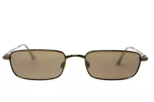 Maui Jim Polarized MJ-129-19 Shiny Brown Sunglasses Brown Lens 135 Italy Fashion - Picture 1 of 20