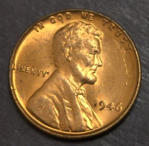 Lincoln Wheat Cent 1946 BU lote F56 - Imagen 1 de 2