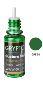 GRYPTONITE GOLF CLUB PAINT 10ml BOTTLE - GREEN - DETAIL FILL PAINT CLUB HEAD