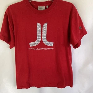 Camiseta WeSC Superlative Conspiracy/manga corta mediana roja para hombre - Imagen 1 de 18
