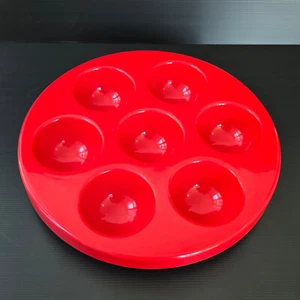 VINTAGE 1970S PLASTIC SPACE AGE 70S LARGE POCKET VACUUM APERITIF TRAY - Picture 1 of 9