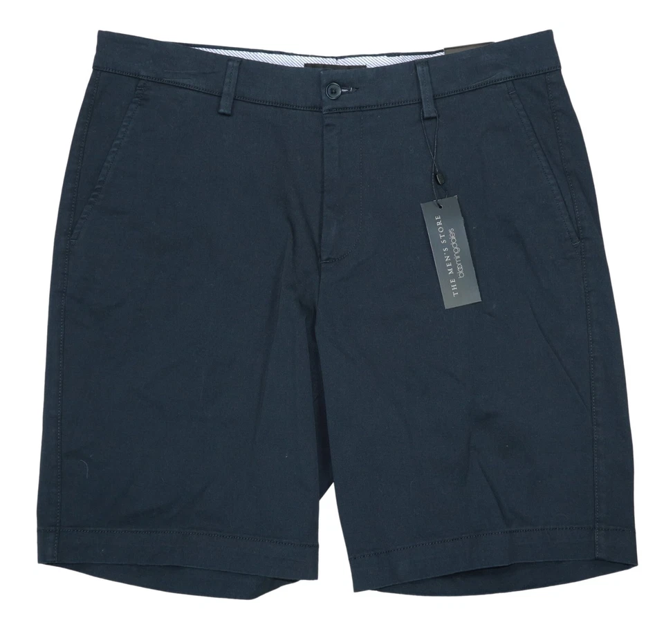 Shorts masculinos The Men's Store 9" costura interna algodão cor sólida novo com etiquetas - Imagem 1 de 1