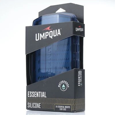 Umpqua Essential Silicona Grande Impermeable Mosca Caja - Azul - Envío Gratis Foto 1 de 4