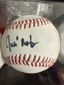 JOSE MOTA SIGNED AUTOGRAPHED BASEBALL SAN DIEGO PADRES ANAHEIM ANGELSBroadcaster - Picture 1 of 1