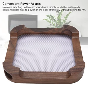 Desktop Stand Mount For M4 Wooden Desktop Computer Host Dock Stand Holder Do NEW - Afbeelding 1 van 18