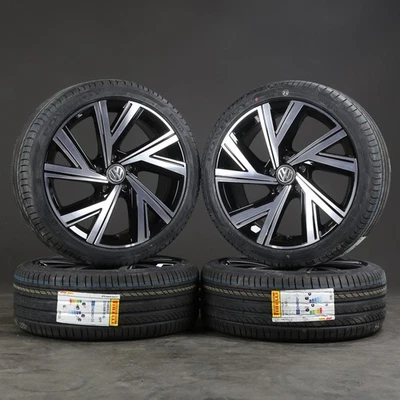 18 Zoll Sommerräder original VW Golf 8 VIII Bergamo 5H0601025M Sommerreifen - Bild 1 von 4