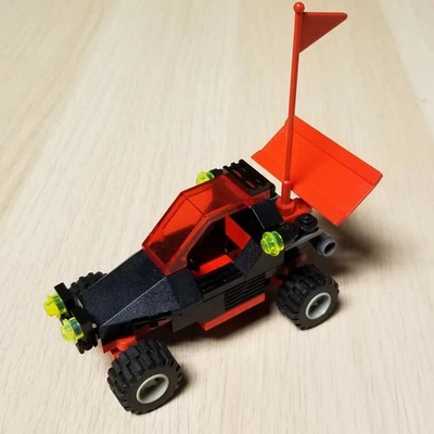 Custom Lego Mag Racer (6648) Dune Buggy Black/Red City  - Image 1 of 4