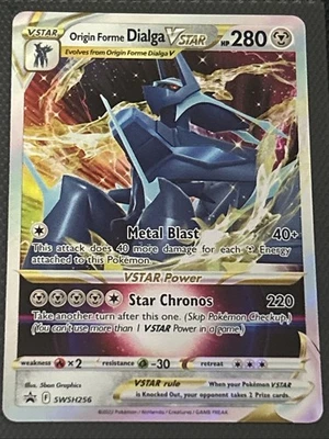 Origin Forme Dialga VSTAR SWSH256 SWSH: Sword & Shield Promo Cards Holo - Image 1 of 2