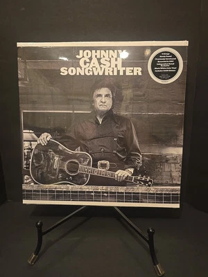 Johnny Cash SONGWRITER Record LP Black & White Colored Vinyl. New Songs MINT - Image 1 of 3