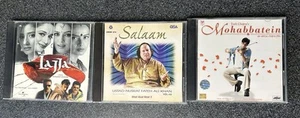 Joblot Of 3 Bollywood Music CDs, Nusrat Fateh Ali Khan, Mohabbatein & Lajja - Picture 1 of 10