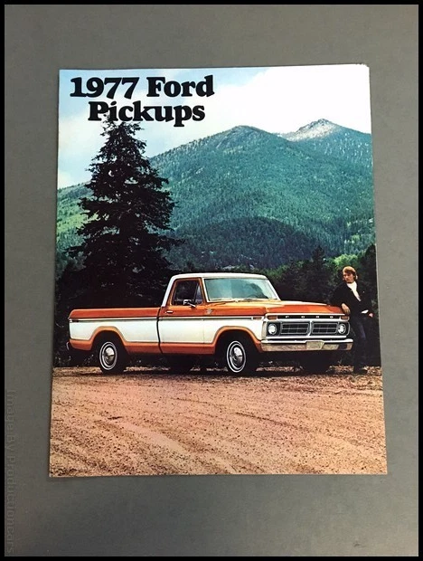 1977 Ford F-100 F-150 F-250 F-350 pickup Truck 16-page Sales Brochure Catalog Foto 1 de 4