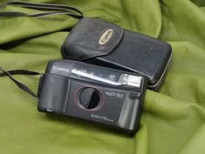 #1751 Canon Sure Shot MULTI TELE + HALF FRAME + 35mm Point and Shoot Film Camera - Picture 1 of 9