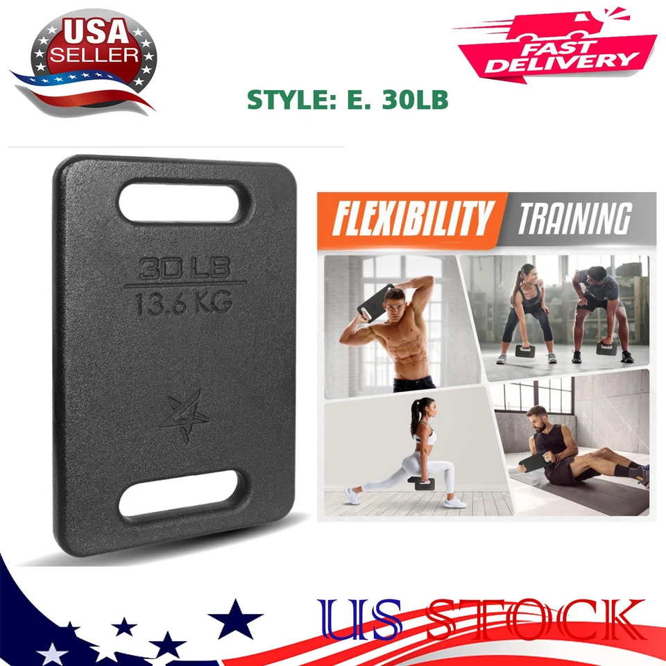 Yes4All Cast Iron Ruck Weighted Plate for Rucking Swings Squat 10LB. 75 OFF